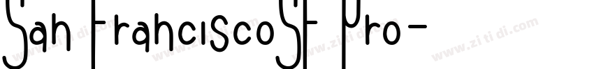 San FranciscoSF Pro字体转换